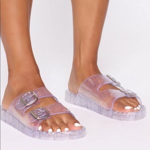 Purple Clear Jelly Slide